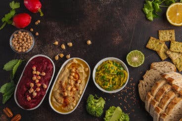 5 recetas de dips veganos