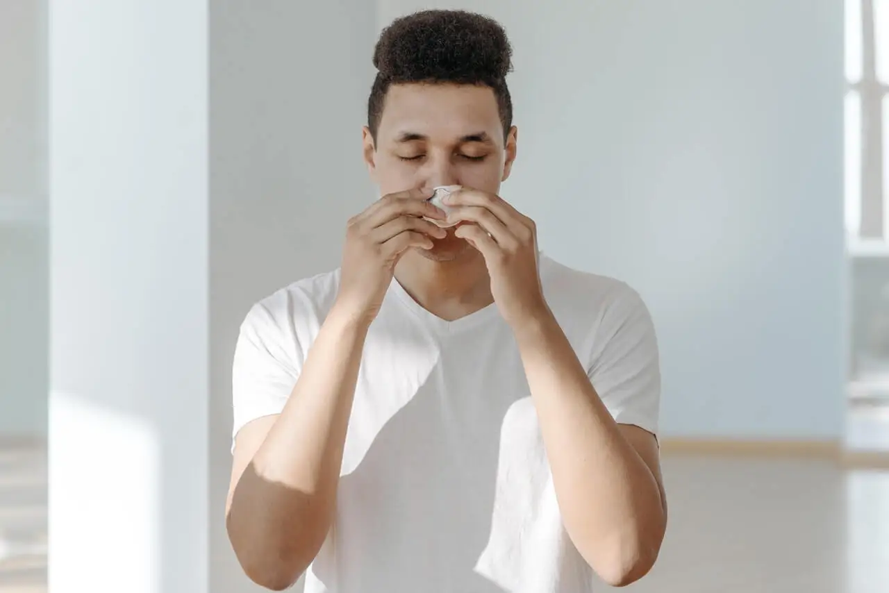 Provoke a sneeze