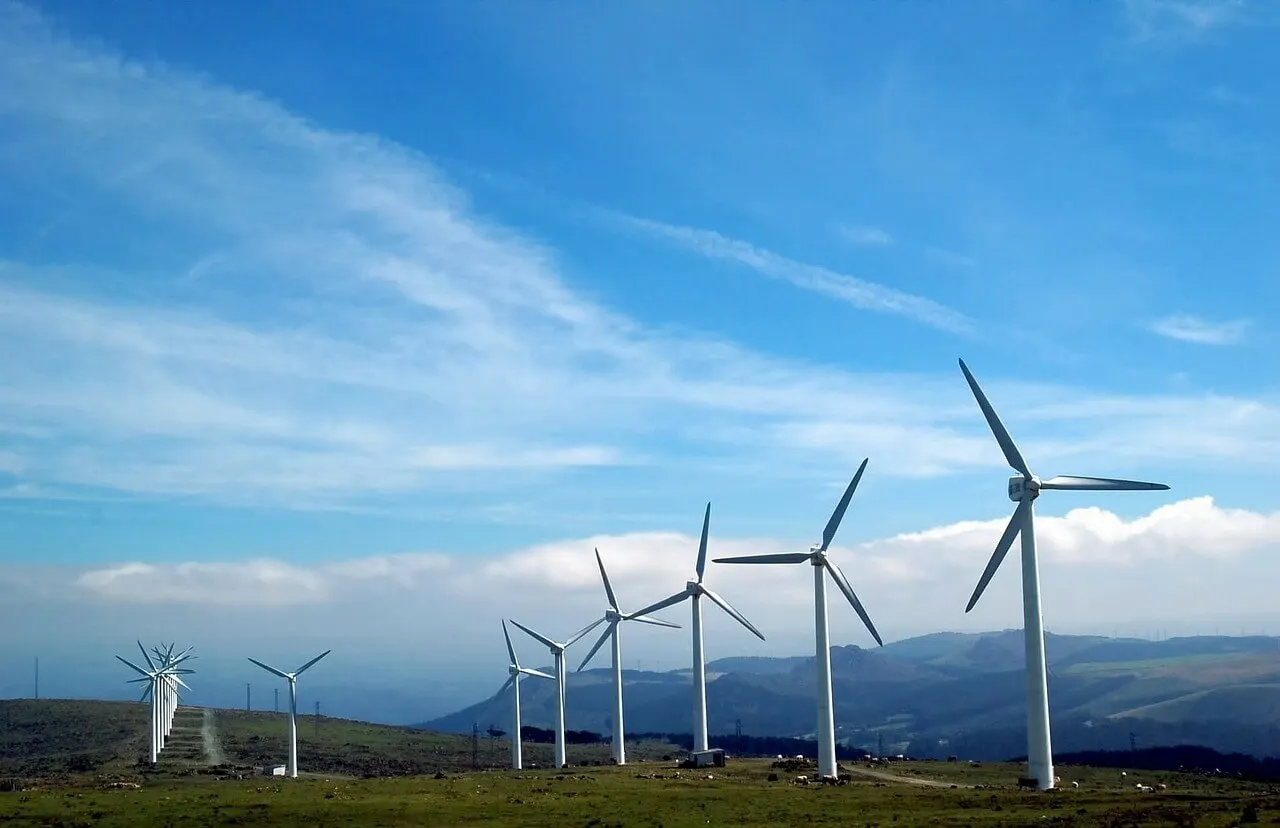 Molinos eólicos.