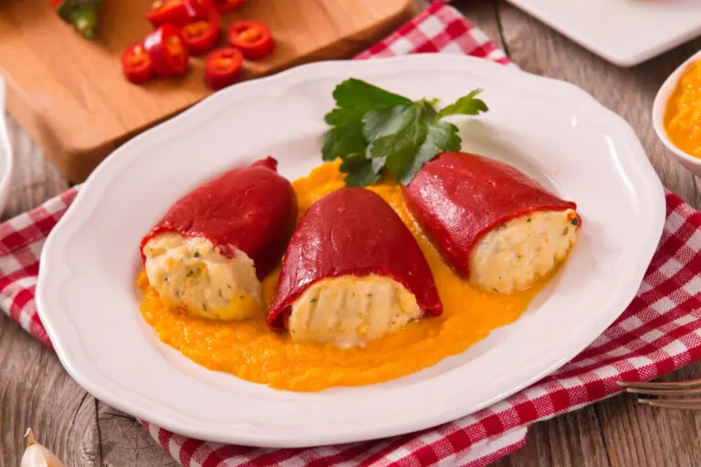 Receta de pimientos rellenos de bacalao