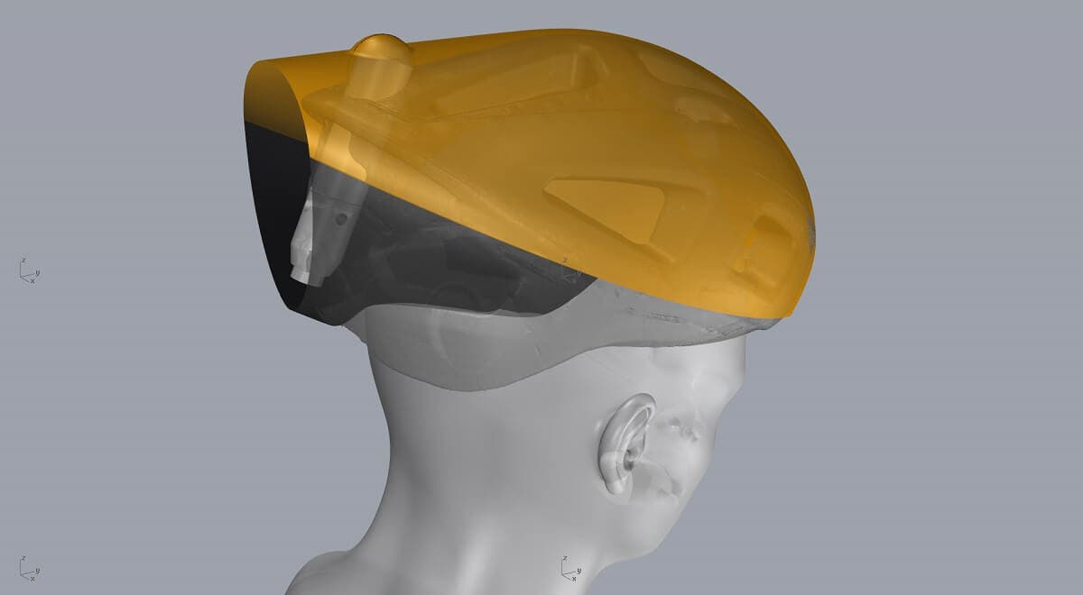 O novo capacete de airbag e o futuro do ciclismo