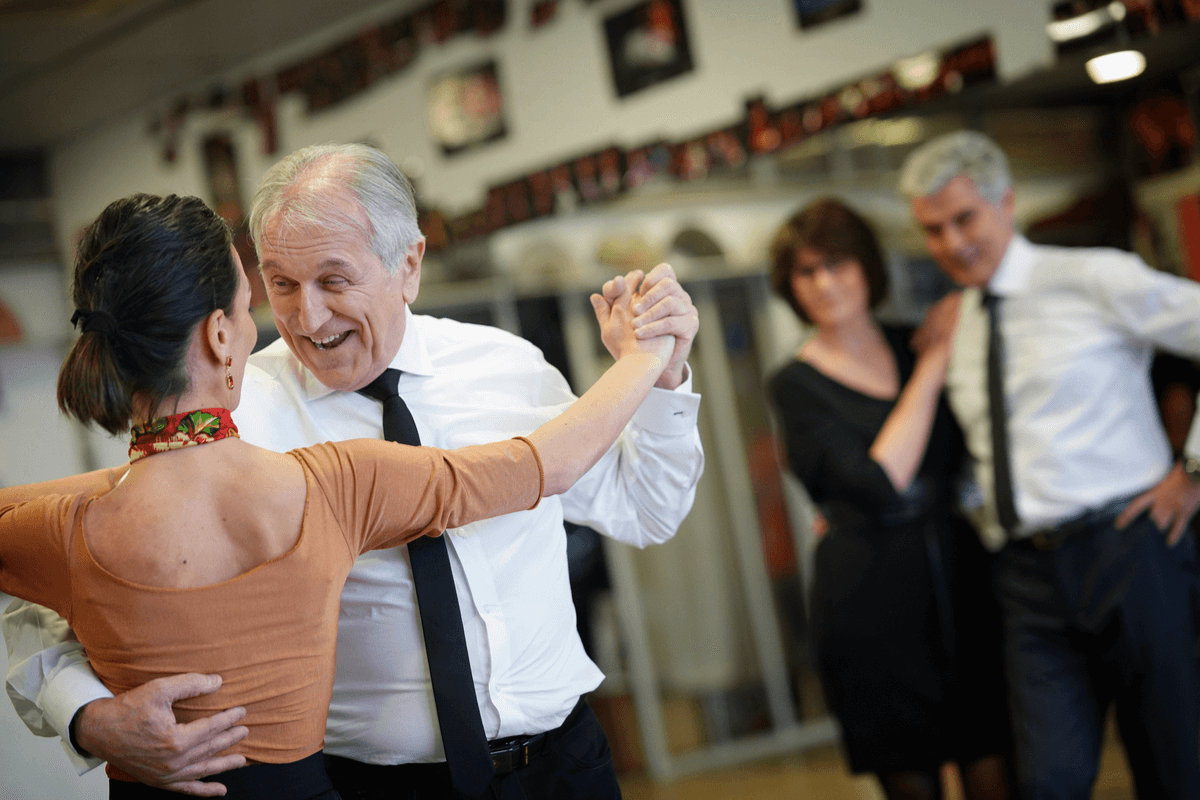 Terapia de baile.