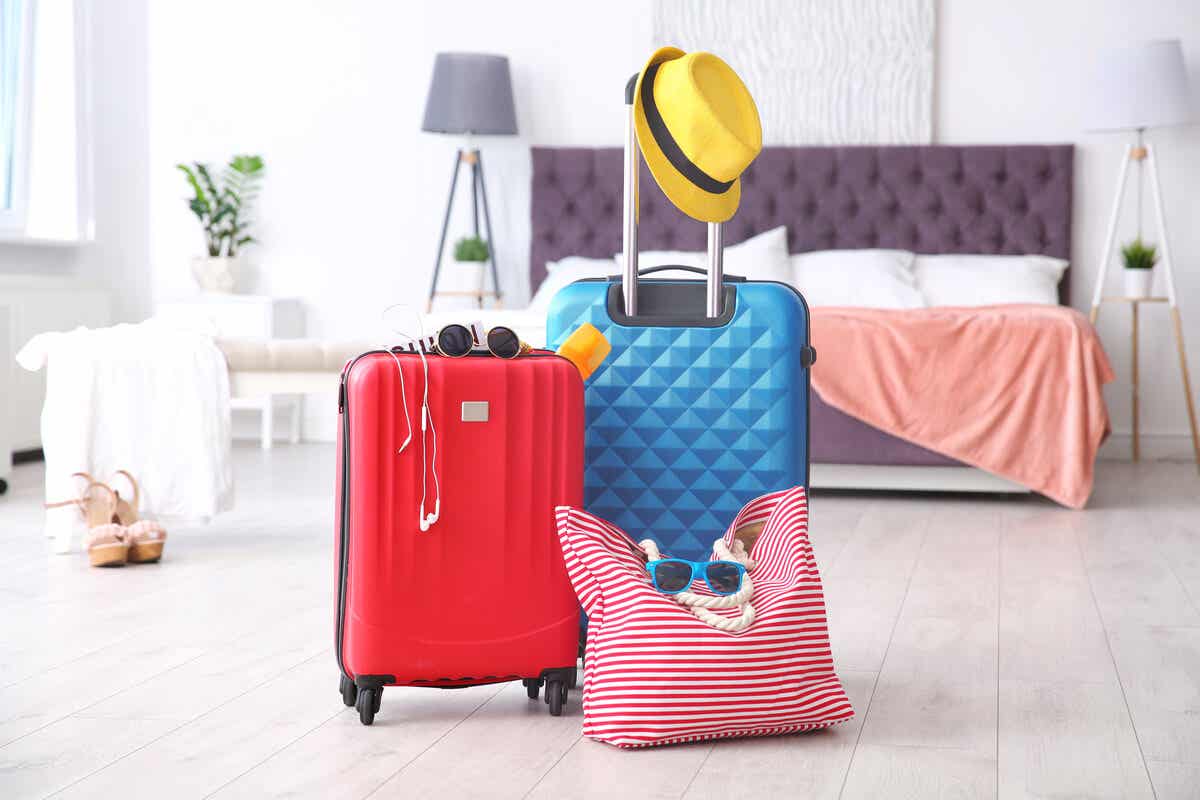 Maletas para un viaje.