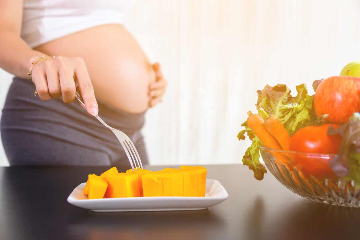 Alimentazione sana in gravidanza.