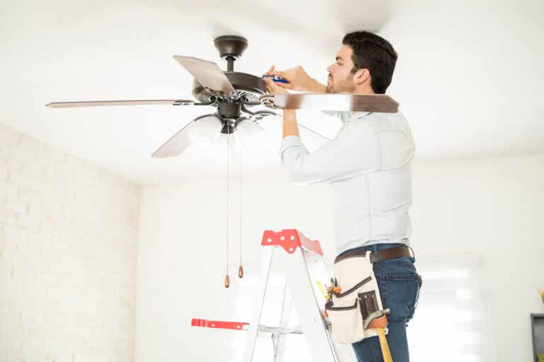 Instalación de un ventilador de techo: paso a paso