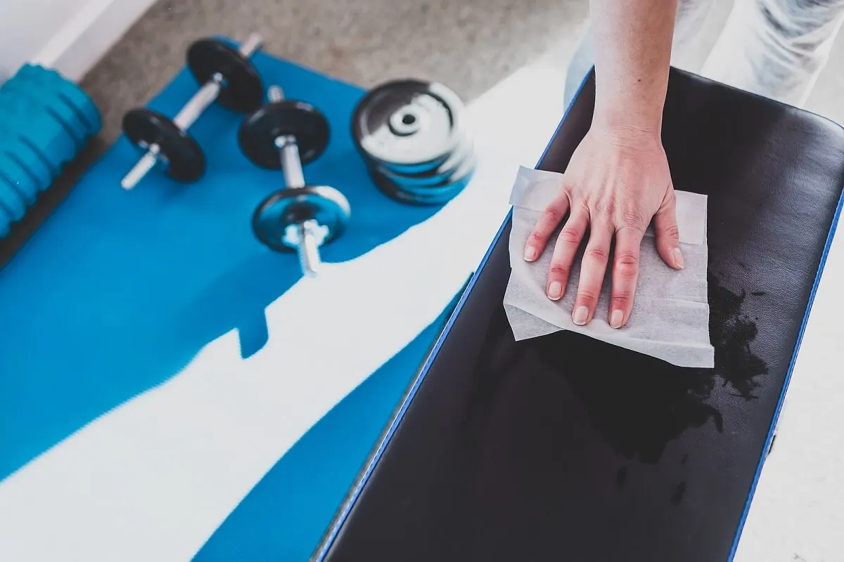 Dicas para limpar itens de exercício