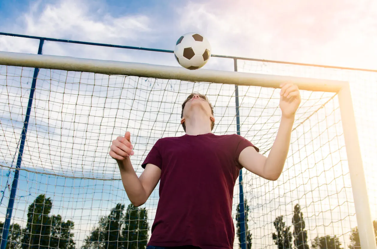 Pelota de fútbol.