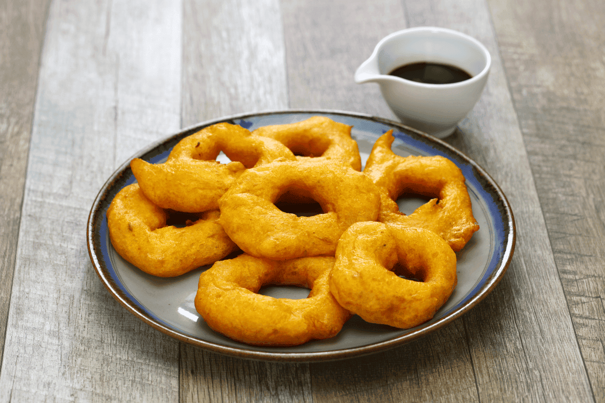 Almíbar para acompañar picarones peruanos.