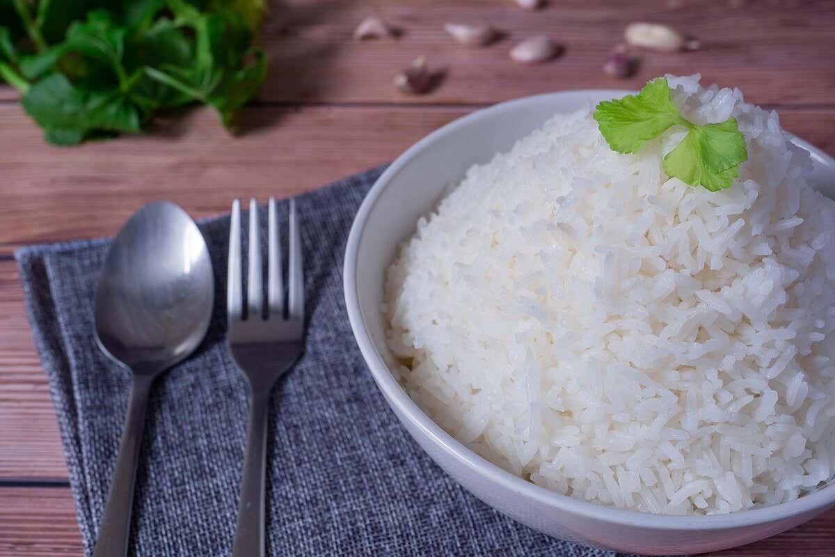 Biały ryż.
