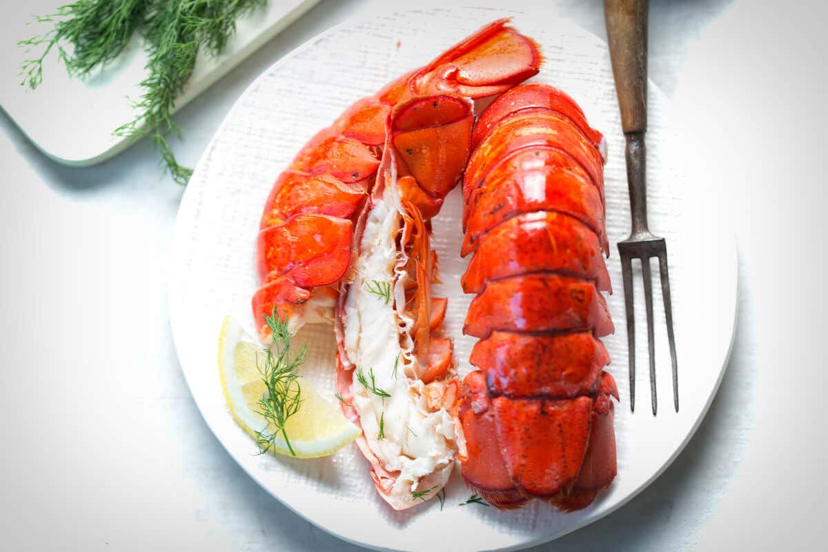 A lobster dish.