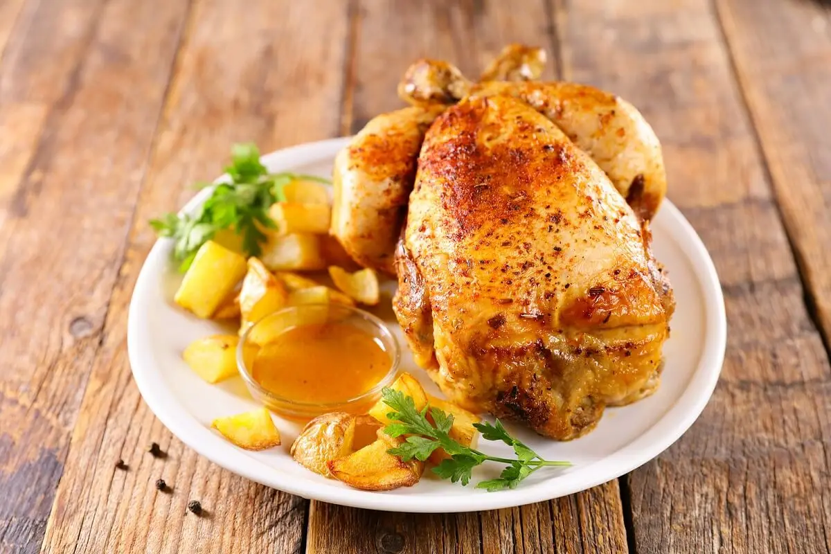 Información nutricional del pollo rostizado