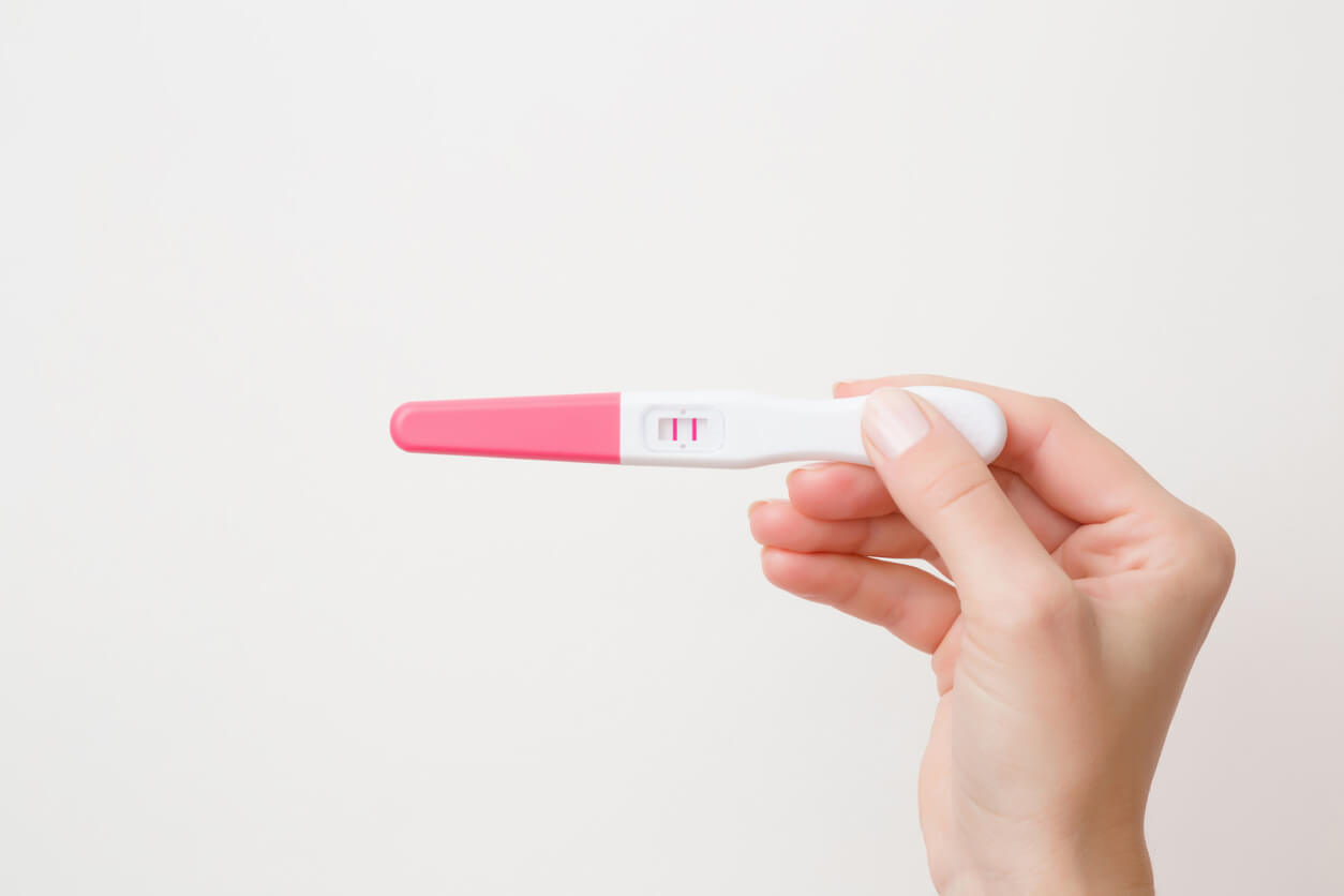 Test di gravidanza.