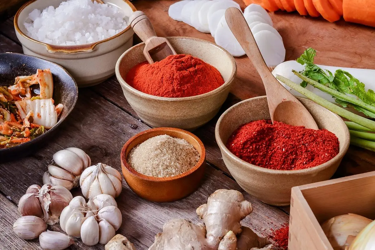 Información nutricional del gochujang