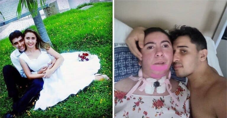 Busca ayuda para su esposa en estado vegetal y dedica su vida a cuidarla