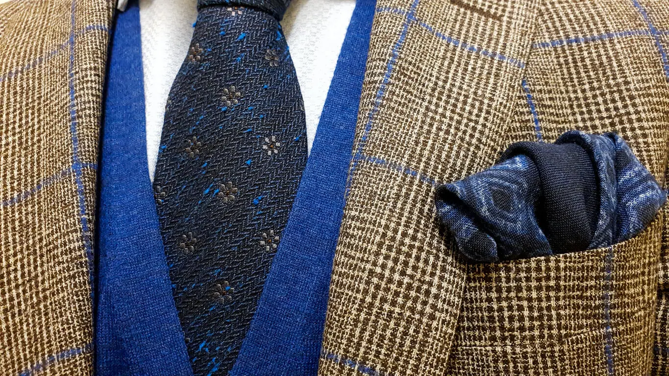 Preppy style in men.