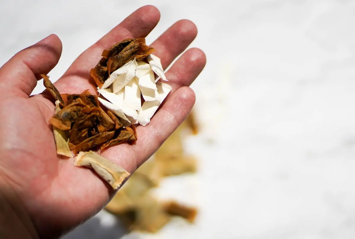 Diferentes maneiras de usar tabaco sem fumaça.