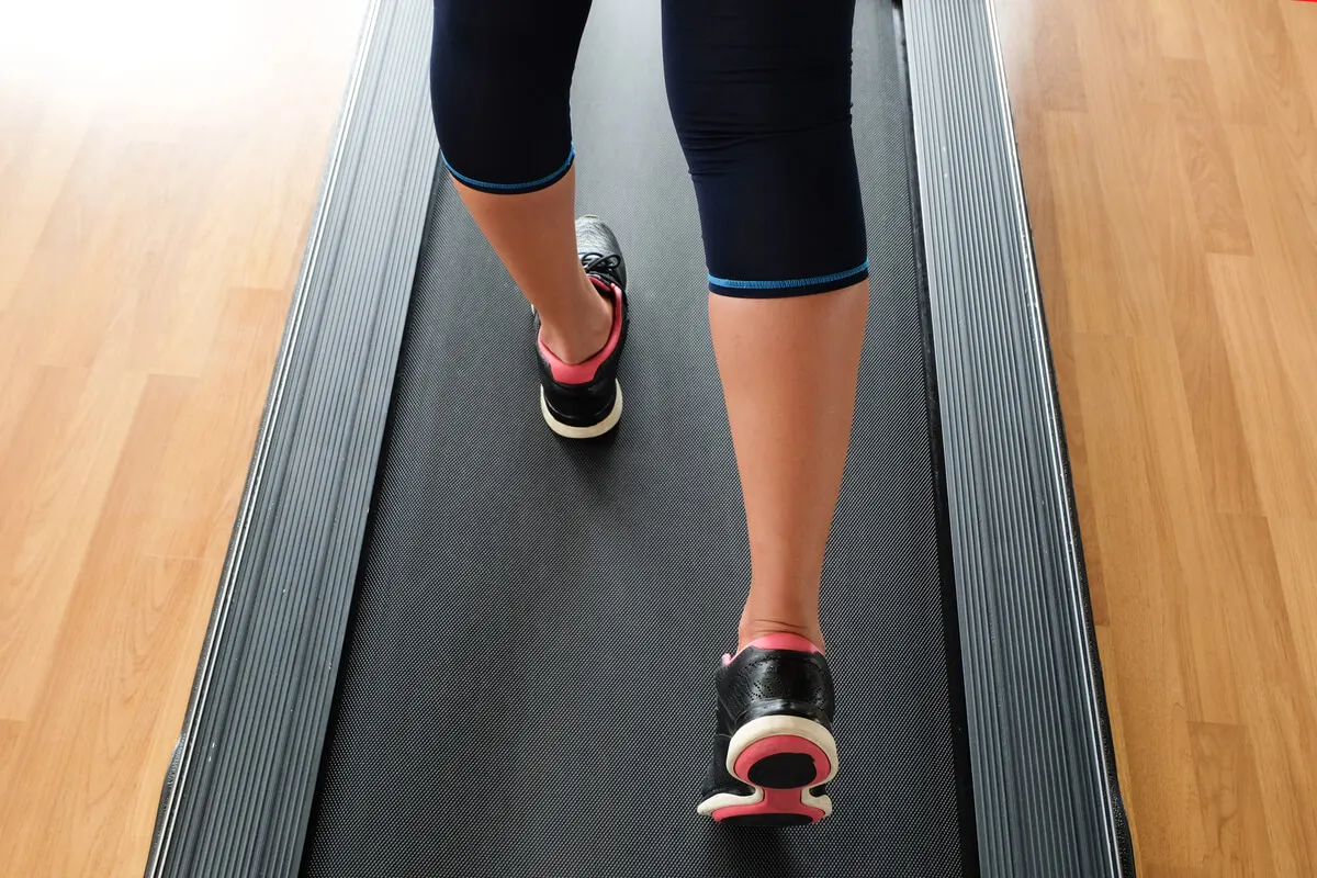 Cinta de correr en la casa