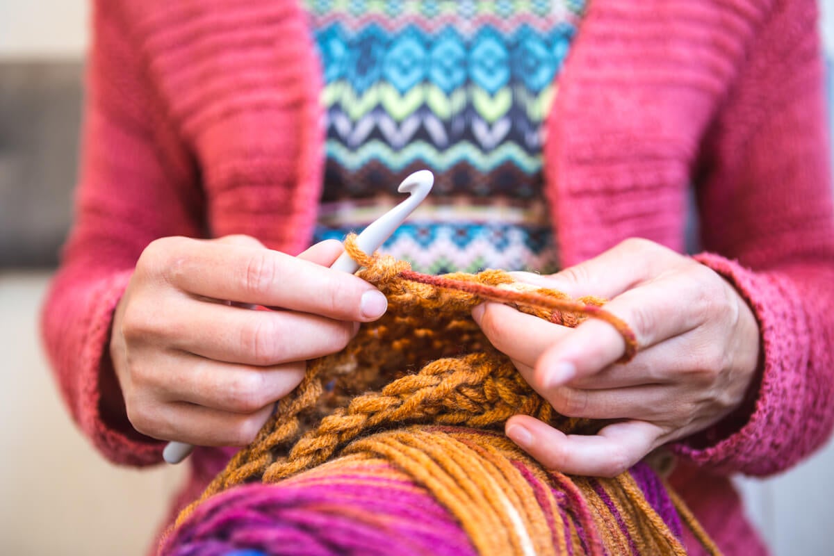 Diferencias entre crochet y tejer con agujas