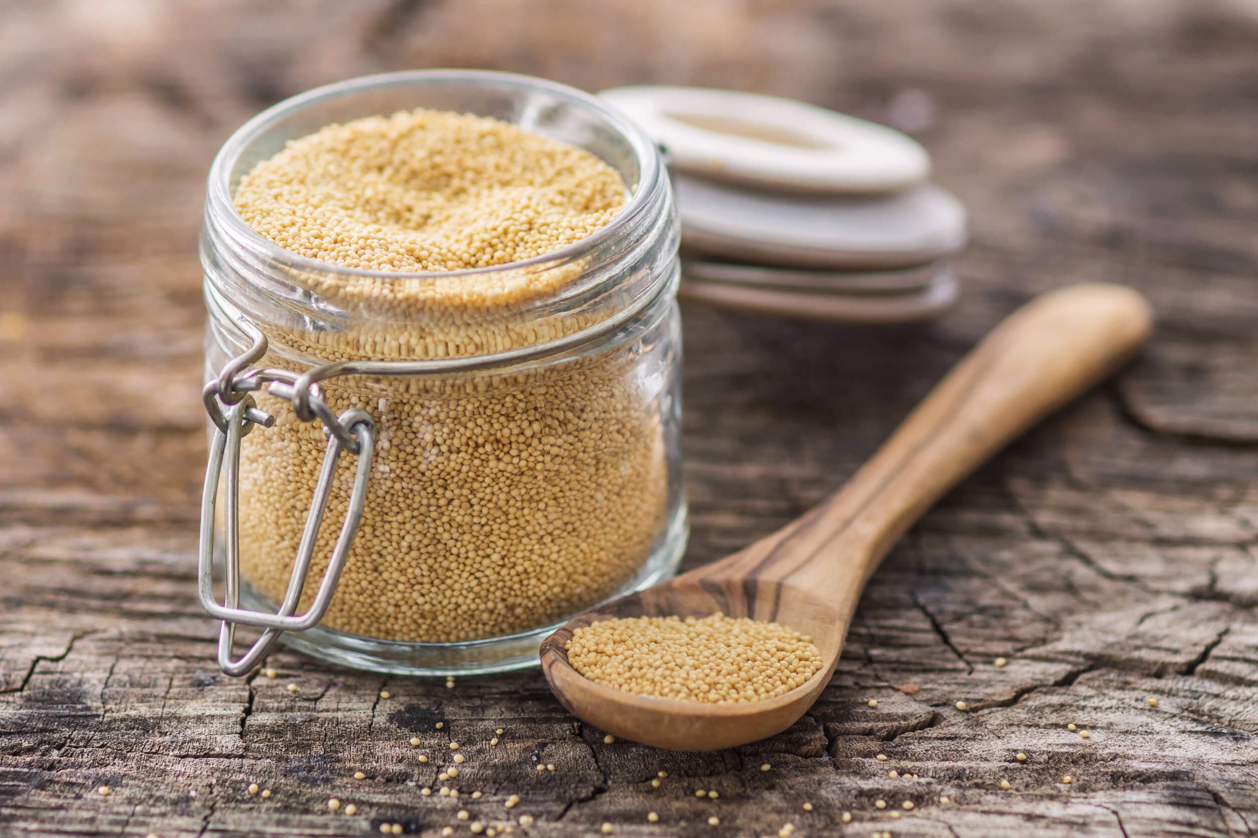 barattolo con amaranto