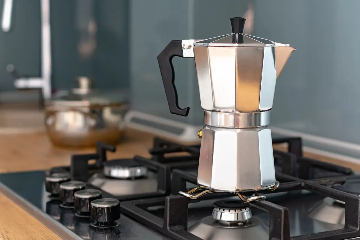 Cafetera italiana no se puede lavar en lavavajillas.