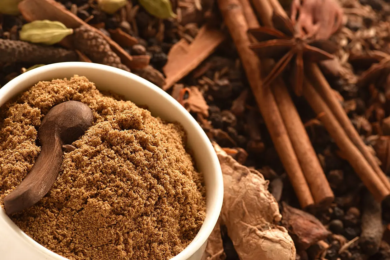 Mezcla de especias garam masala.