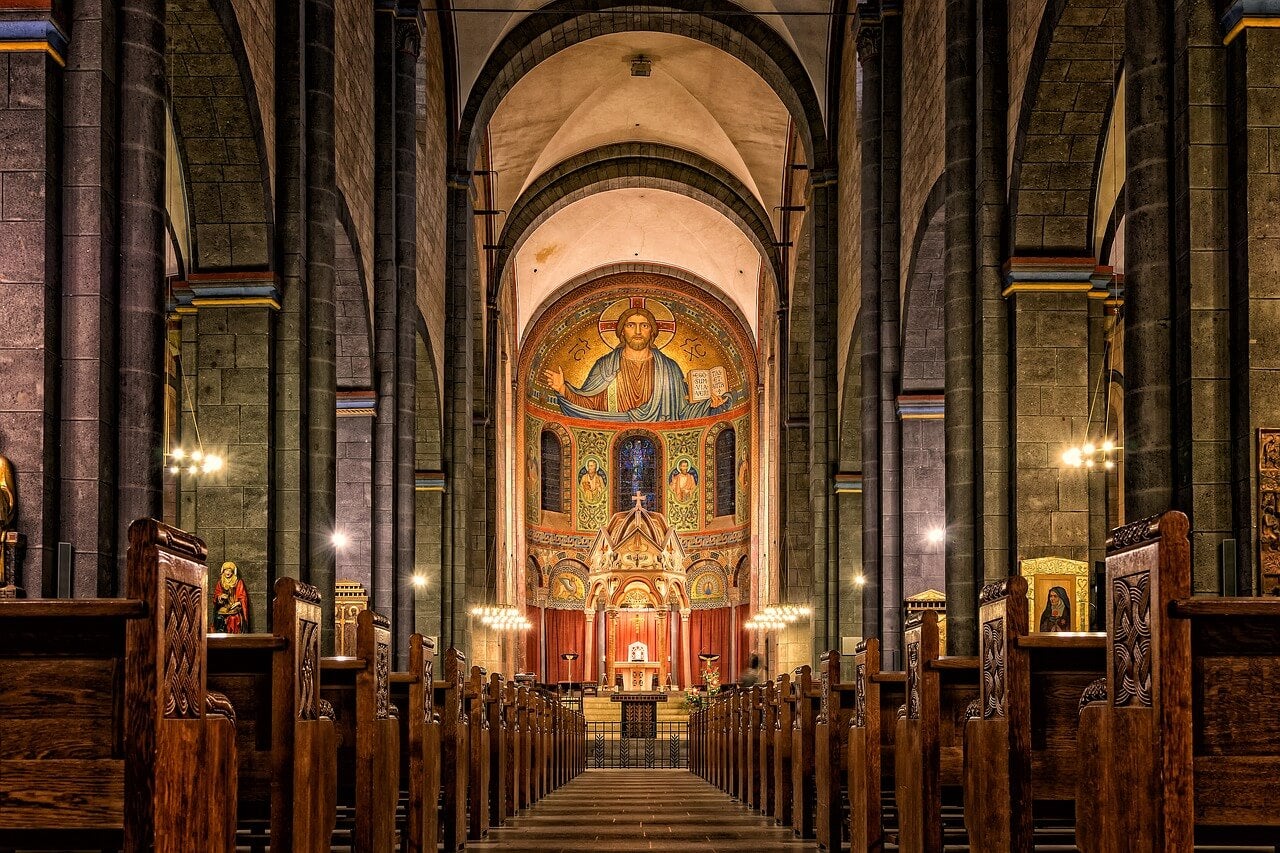 De kerk van St. Thomas van Aquino