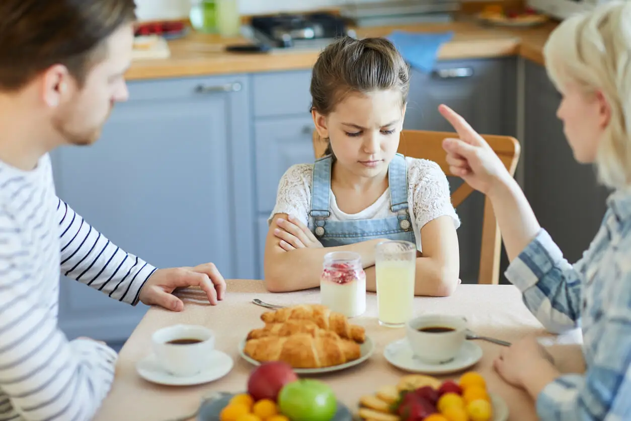 Ouders boos op hun kind