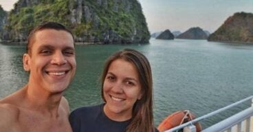 En su luna de miel, pareja prefirió viajar en lugar de tener una boda