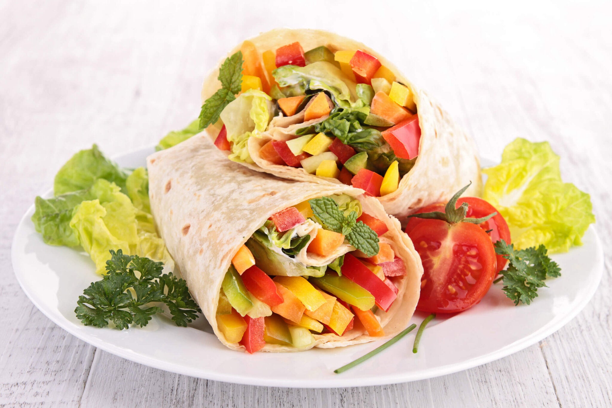 4 deliciosos wraps vegetarianos - Mejor con Salud