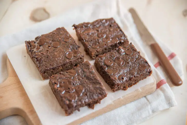 Receta de brownie de batata vegetariano y sin gluten