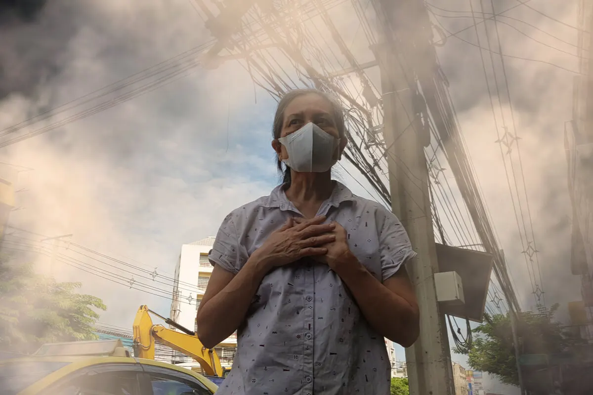Contaminación en la ciudad.