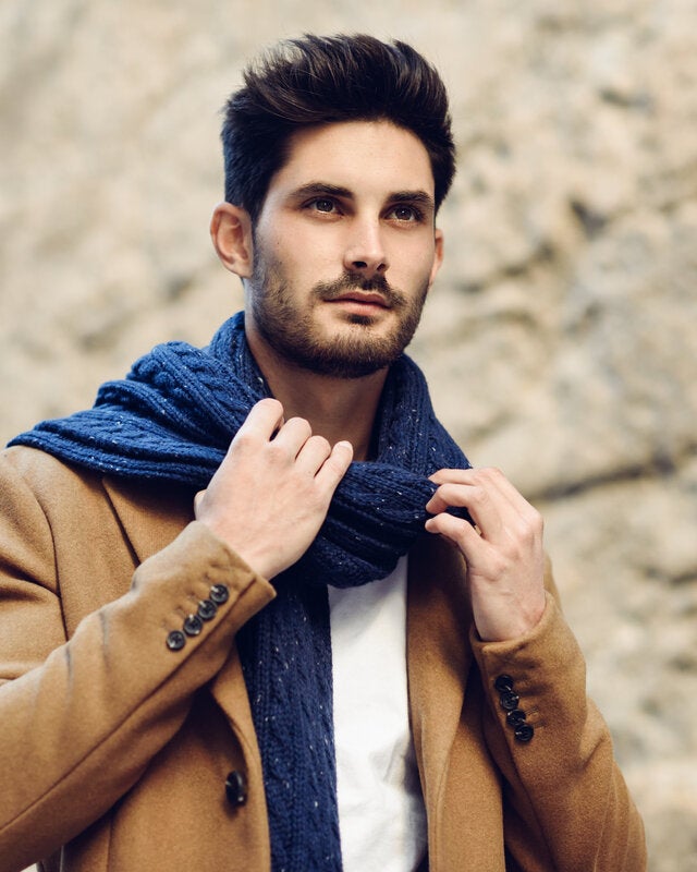Clavijas Rechazar Brillar 6 consejos de uso de bufanda para hombres - Mejor con Salud