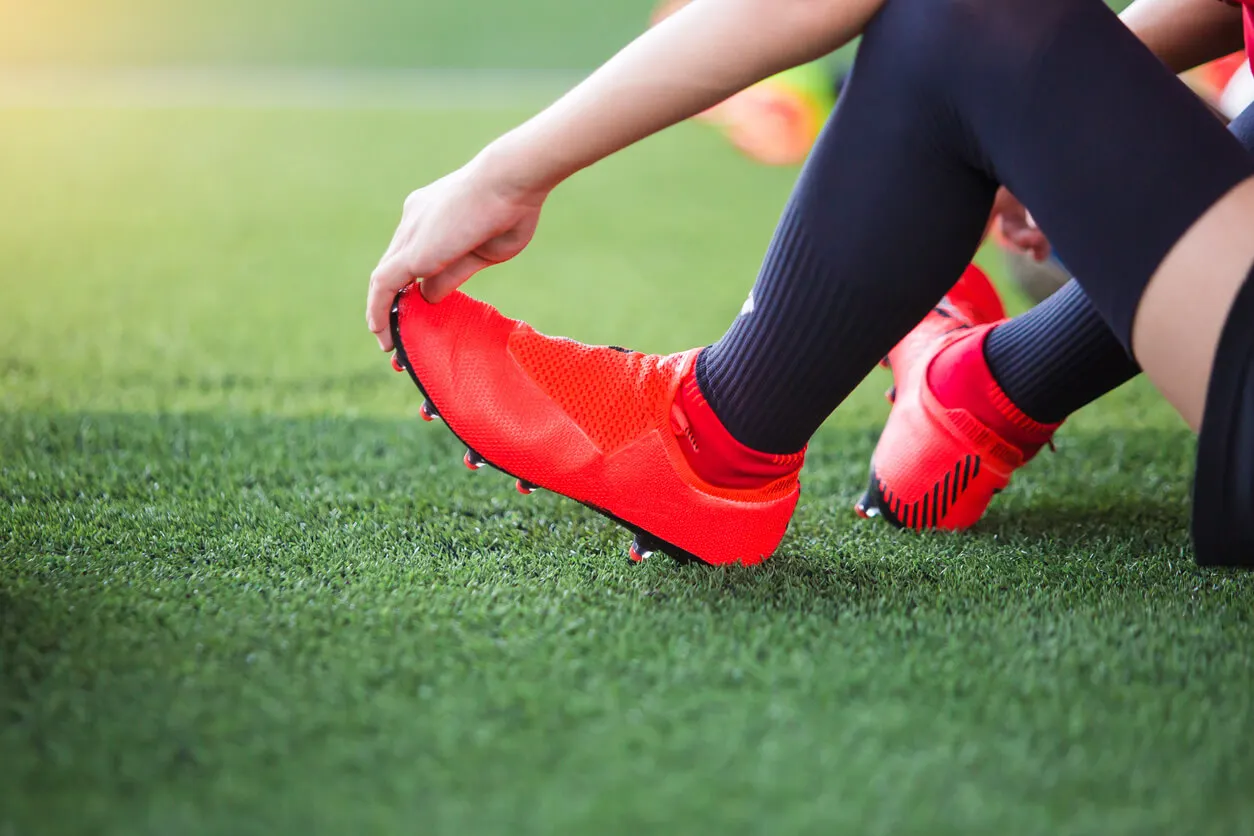 Blessures au football.