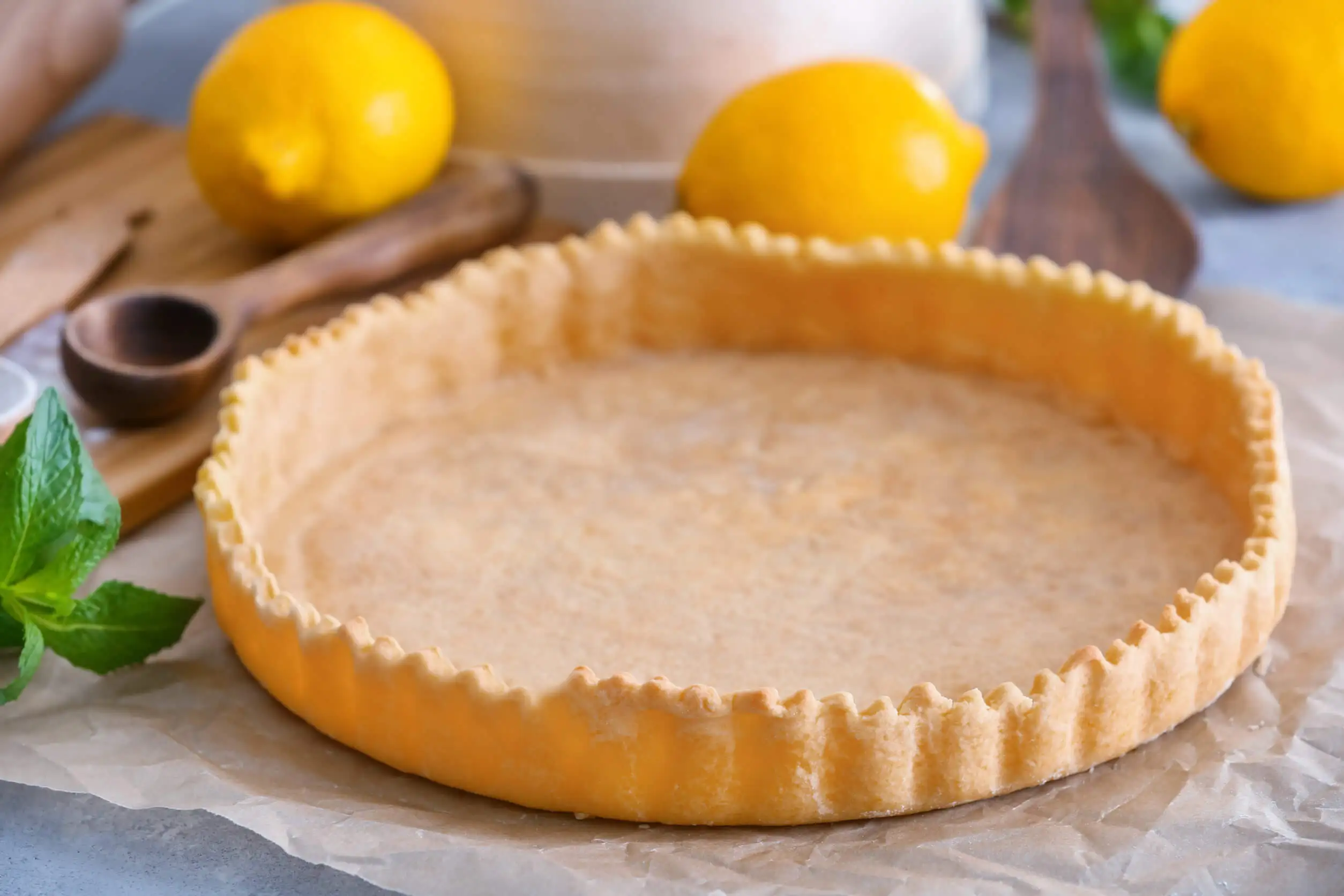 Receta de masa quebrada o brisée sin gluten
