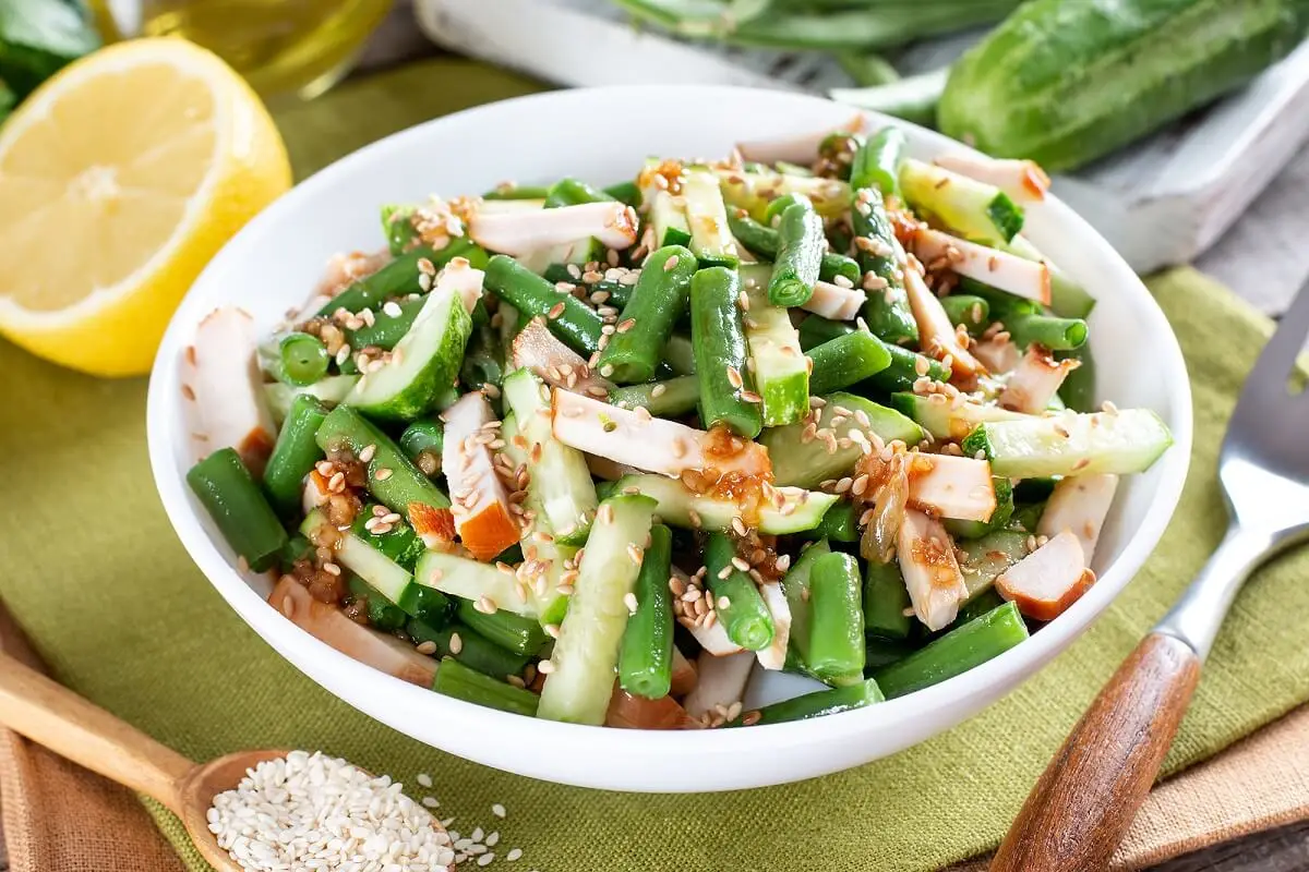 Salteado de verduras con pollo