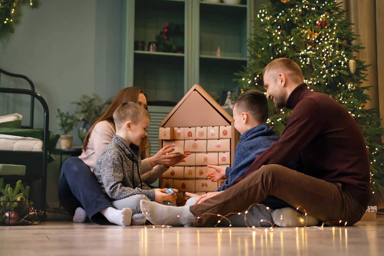Calendario de adviento, ideas para decorar la casa en Navidad.