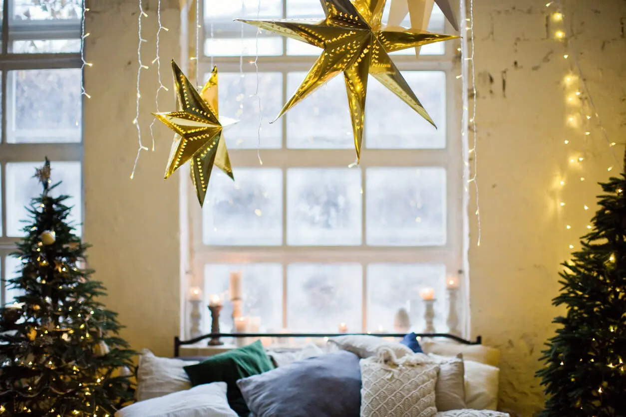 Estrellas navideñas.