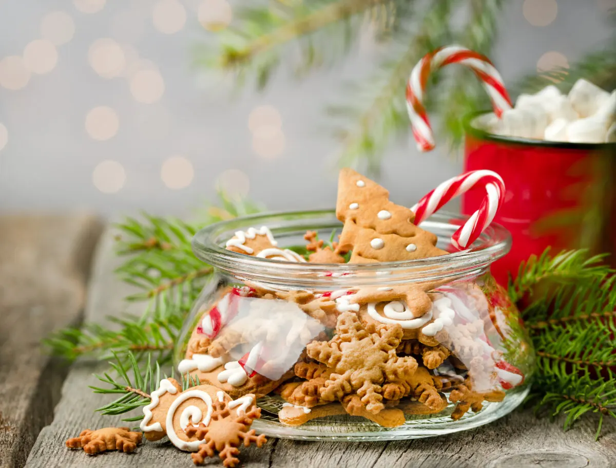 Galletas y dulces de Navidad.