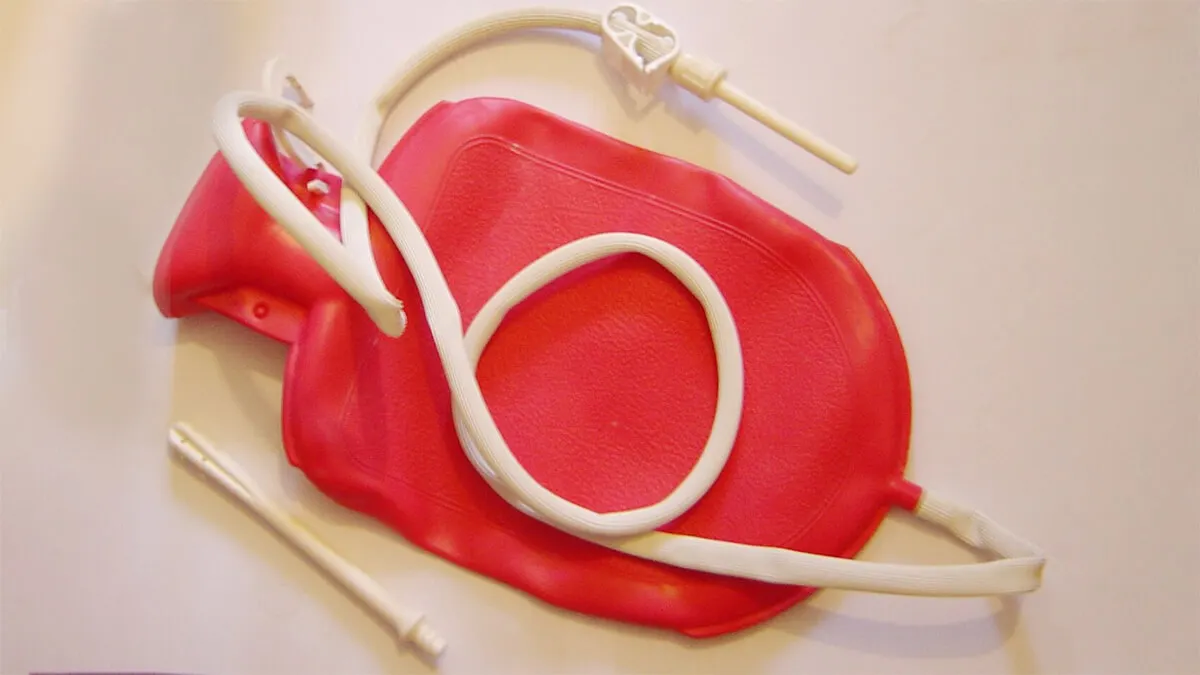 Kit de farmacia para enema casero.