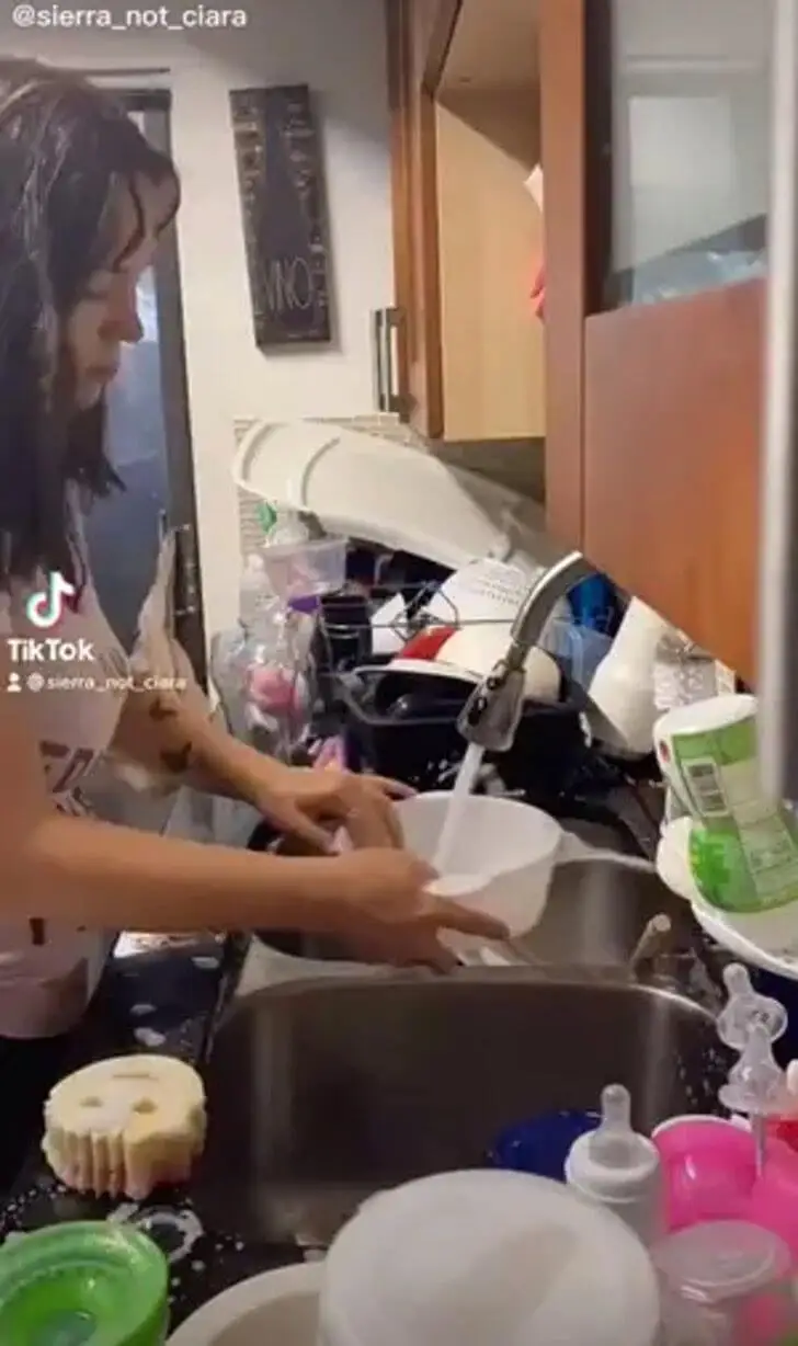 The woman whose husband says his wife is lazy.