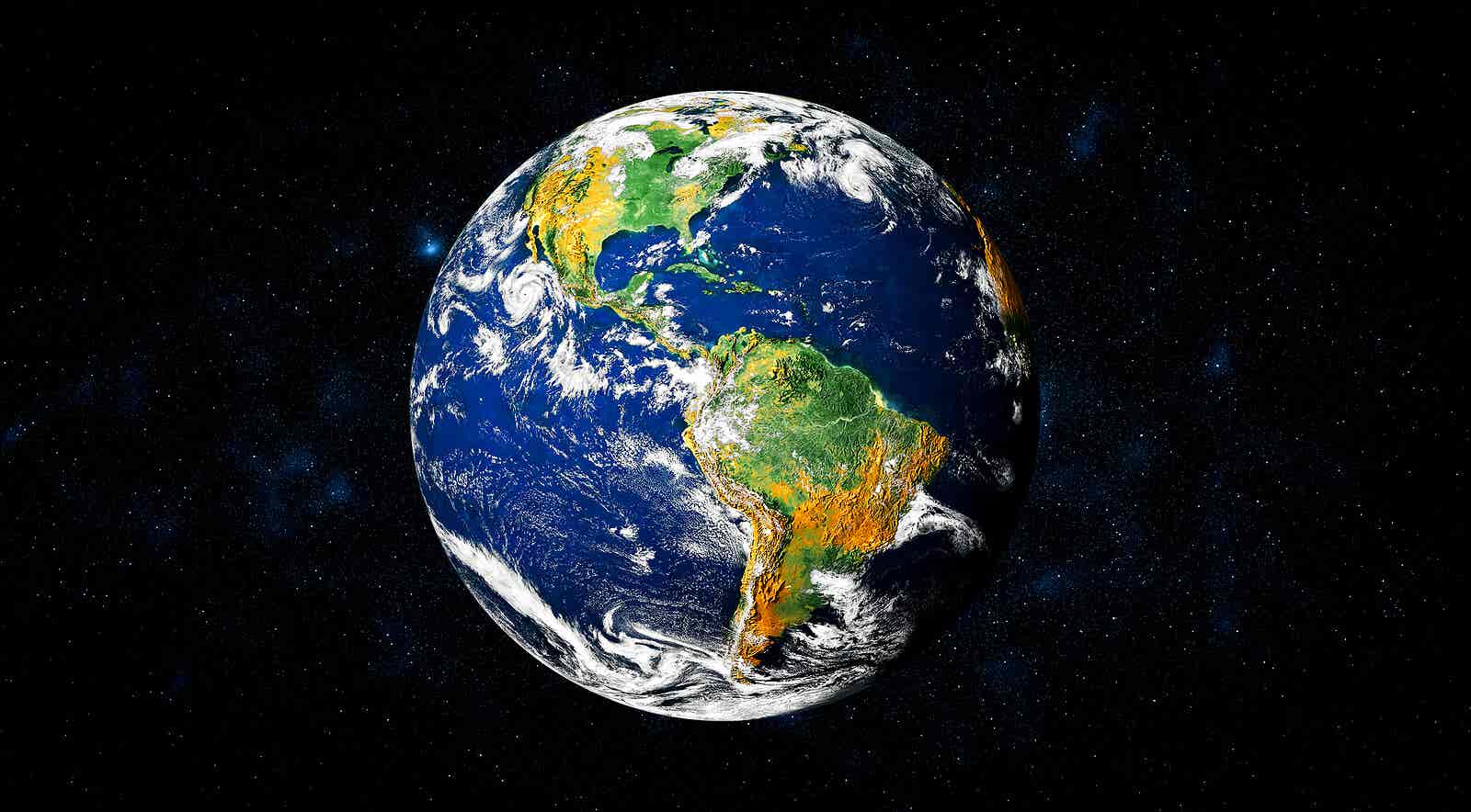Terra protetta dallo strato di ozono.