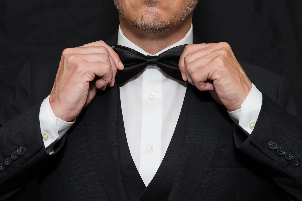 Traje formal para hombre.