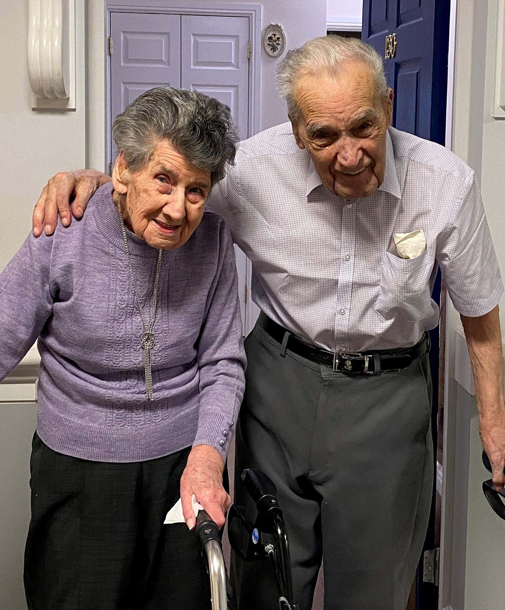 Le couple qui est ensemble depuis 81 ans
