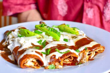 Receta de enfrijoladas veganas: ricas y saludables
