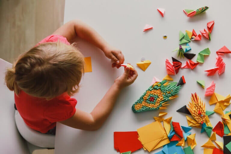 5 figuras de origami para enseñar a los niños