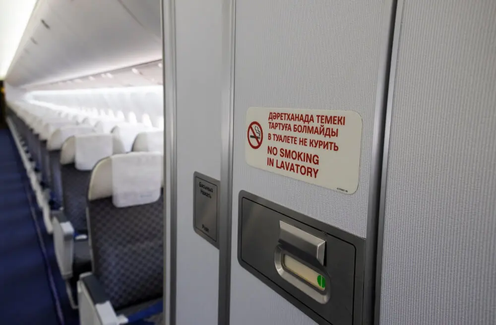 salle de bain avion