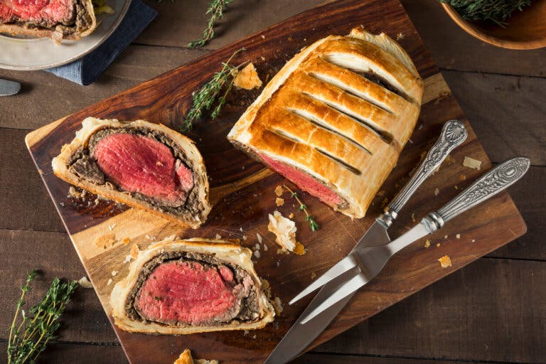 Receta original para preparar solomillo Wellington