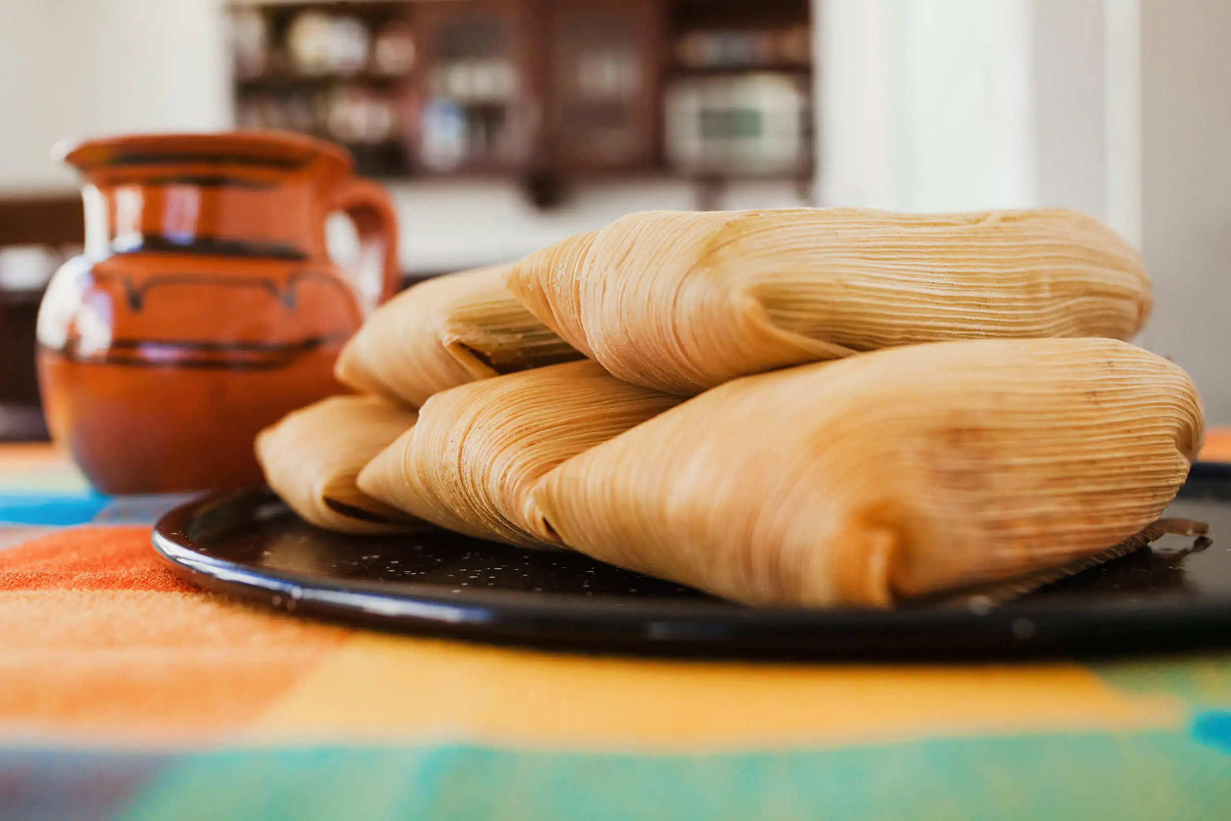 Söta tamales.