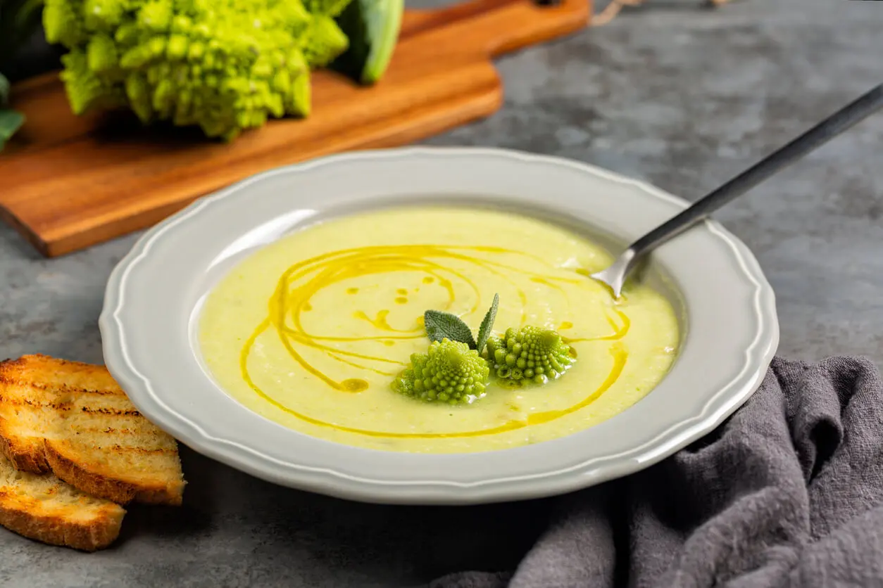 Crema de romanesco.