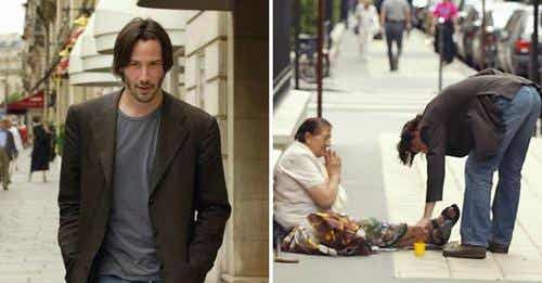 Keanu Reeves, donates his money to those most in need, does not live in mansions or wear expensive clothes